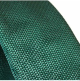 Resim Gaffy Zümrüt Yeşil Slim Fit Düz Renk Dokuma Kravat / DDK-28 Zümrüt Yeşili 