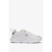 Resim Liger Kadın Günlük Koşu Yürüyüş Rahat Spor Ayakkabı BEYAZ - GÜMÜŞ 