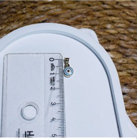 Resim Lilarote Mineli Nazar Boncuğu Altın Kolye Ucu 