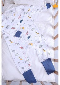 Resim Begisa 1 Tog Müslin Unisex Çocuk Uzun Kollu Uyku Tulumu 001 