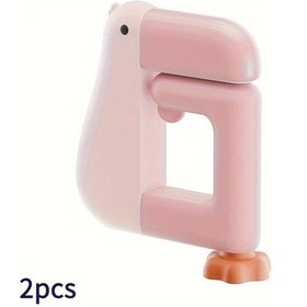 Resim Gaojunshop01 Pembe 2 Adet Deliksiz Masa Askısı Çanta Mont Aksesuar Düzenleyici Diğer 