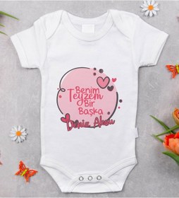 Resim Bitmeyenkartus Bk Kids Isimli Teyzem Bir Başka Tasarımlı Bebek Body Zıbın - Mode Çok Renkli 