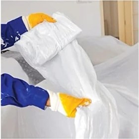 Resim 2 Adet Eşya Koruma Örtüsü Hışır Örtü Boya Badana Örtüsü 10 M² 