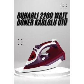 Resim GIGA Seramik Tabanlı Kırmızı 2200 Watt Şok Buharlı Ütü 