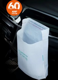 Resim Tor Store 60'lı Set Çok Amaçlı Pratik Araç İçi Seyahat Çöp Poşeti Kendinden Yapışkanlı Oto Araba Çöp Torbası 