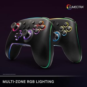 Resim PowerA Enhanced Wireless Controller for Nintendo Switch with Lumectra, wireless video game controller, gaming controller, officially licensed, RGB controlle 