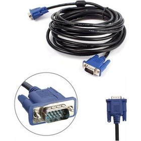Resim 5M Metre Vga Kablo - Ekran Lcd Monitör Kablosu 