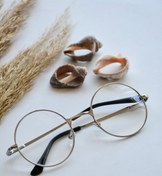 Resim LOOKUP NEW Rachel Unisex Oval Yuvarlak Gümüş Mavi Işık Korumalı Blue Block Yeni Sezon Harry Potter Gözlüğü 