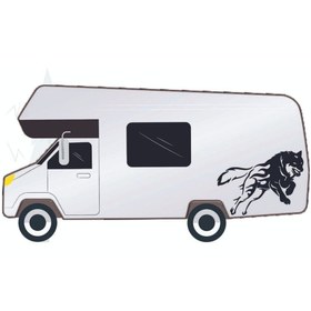 Resim Ary Kamp Ve Karavan Stickeri - Iç Ve Dış Mekan Yapışkanlı Etiket - Karavan Malzemeleri 