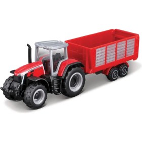 Resim Maisto Mini Work Machines Traktör ve Römork Set 03 