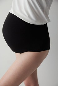 Resim Siyah Penti Mama Pamuklu Hamile Yüksek Bel Slip Külot - Siyah / L 
