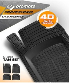 Resim Opel Corsa C 2001 Ve Sonrası 4d Oto Paspas Profesyonel Siyah 