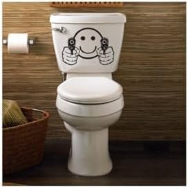 Resim TSC Wc Klozet için Ateş Ediyor Sticker Yapıştırma Model1 