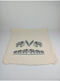 Resim Buldan Concept Baskılı Peştemal Fil Desen Krem 90 x 170 