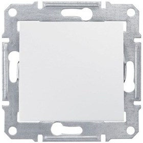 Resim Schneider Elektrik Sedna Beyaz Vavien Anahtar Çerçevesiz 