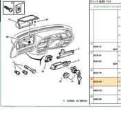 Resim PSA Torpido Kilit Karşılık 306 (8233E4) 
