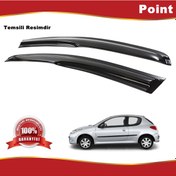 Resim Peugeot 206 Van Mügen Cam Rüzgarlığı 1998-2012 Arası 2 Li Takım N11.5592 