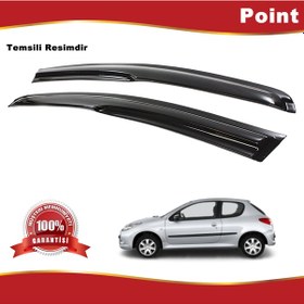 Resim Peugeot 206 Van Mügen Cam Rüzgarlığı 1998-2012 Arası 2 Li Takım N11.5592 
