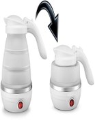 Resim Rosemor Katlanabilir Mini Kettle Kolay Kullanım Su Isıtıcı Kettle 