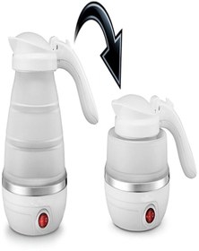 Resim Rosemor Katlanabilir Mini Kettle Kolay Kullanım Su Isıtıcı Kettle 