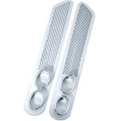 Resim Beyaz 1 Çift Özel Çıkartmalar Yüksek Araba Egzoz Sahte Pratik Havalandırma Dayanıklı Yanlış Egzoz Borusu Çıkartmalar 