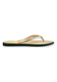 Resim Havaianas 4149584 Sslim Point Parmak Arası Bej Kadın Terlik Siyah 