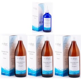 Resim Gümüş Suyu 23 Ppm 1500Ml 100Ml Sprey Hydrasense Kolloidal 