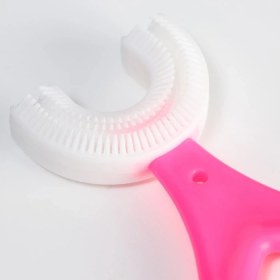 Resim Silikon Çocuk Diş Fırçası Tartar Temizleyici (2-12 Yaş) - Pembe 
