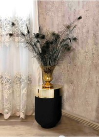 Resim evdeniste Dekoratif Büyük Gold Masa, Darbuka Masa 50 Cm 