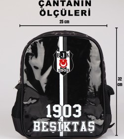 Resim Beşiktaş DEKOMUS İLE YENİ SEZON LİSANSLI BEŞİKTAŞ TEK BÖLMELİ KÜÇÜK BOY 32 CM ANAOKUL ÇANTASI 