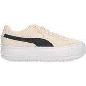 Resim Puma Suede Mayu Kadın Günlük Ayakkabı 380686-01 Krem-krem Krem 