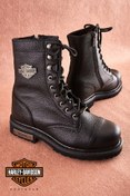 Resim Harley Davidson Colmar Erkek Hakiki Deri Bot 