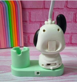Resim Sensoria Sevimli Köpek Pochacco Masa Lambası Kalemtıraş Kalemlik Çocuk Odası Gece Lambası Usb Şarj 2 Kademeli 