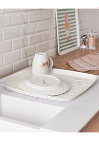 Resim Madame Coco Emmy Bulaşık Matı Soft Ekru 