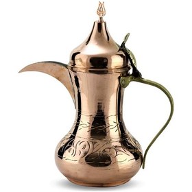 Resim Mırra Küçük Boy Bakır Arap Çaydanlık Sütlük 300 Ml Bakır 