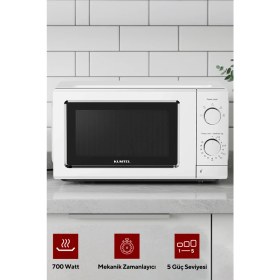 Resim Kumtel Beyaz Mikrodalga Fırın Hm-14 