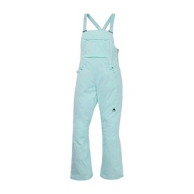 Resim Burton Reserve 2L Stretch Slim Bibs Kadın Yeşil Snowboard Pantolonu 