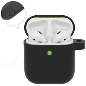 Resim Wozlo Apple Uyumlu AirPods 1. Ve 2. Nesil Koruyucu Silikon Kılıf - Silikon Koruma Kılıfı - Siyah 