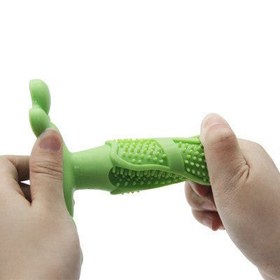 Resim Dog Molar Toy Large Dog Brushing Artifact Pet Supplies - L / White 