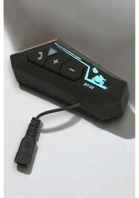 Resim Diğer Kask Kulaklık Bluetooth Motosiklet Kulaklık Intercom Su Geçirmez 