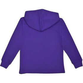 Resim Kız Çocuk Kapüşonlu Sweatshirt G21559 Mor 