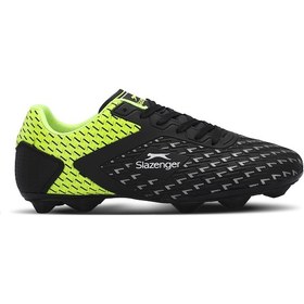 Resim Slazenger CYCLE I KRP Çocuk Halı Saha Siyah / Yeşil Futbol Ayakkabısı 