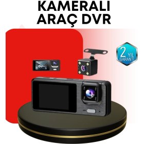 Resim Araç Kamerası 3 Lü Sistem Full Hd, Sesli Kayıt Ve Park Gözetimi 