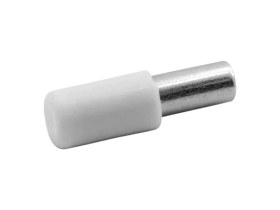 Resim MarkEntegra Beyaz Plastik Metal Başlı Raf Pimi - 100 Adet 