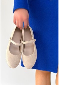 Resim Ortopedik Topuk Dikenine Karşı Özel Üretim Babet Ayakkabı Bej Topuk Boyu 3 Cm Bej 