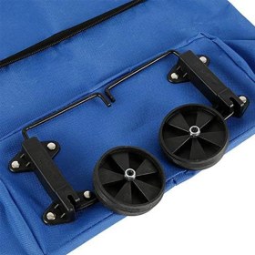 Resim Sunup Tekerlekli Katlanabilir Pratik Pazar Çantası 
