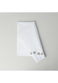 Resim Linens Chestnut Pamuk 50x85 Cm Yüz Havlusu Beyaz Beyaz 