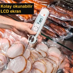 Resim Testo Testo 104 Ir Bt Akıllı Lazerli ve Problu Gıda Termometresi 