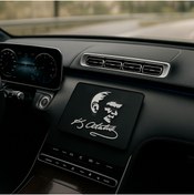 Resim İB GLOBAL ATATÜRK İMZALI Kaymaz Torpido Pedi - ATATÜRK Kaydırmaz Ped - ATAM İMZALI Ped 