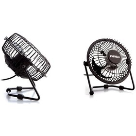 Resim Everest Efn-482 Masaüstü Metal Siyah Usb Fan Vantilatör 